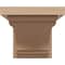 Ekena Millwork 5"W x 10"D x 5"H Wide Warren Rough Cedar Woodgrain TimberThane Corbel, Primed Tan CORUR05X10X05WARRCPR - alternate 3
